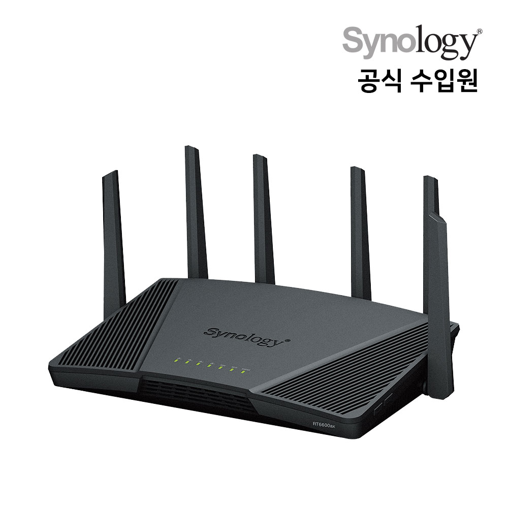 시놀로지 트라이밴드 Wi-Fi 6 유무선 와이파이 공유기 RT6600ax 이미지 6
