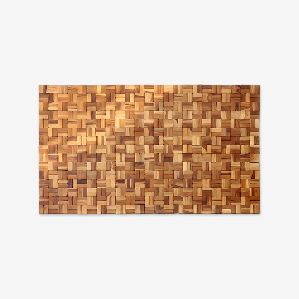 KOMATO 원목롤매트 티크 60x90 D타입 7016.4492, 60x90cm - 메인 이미지