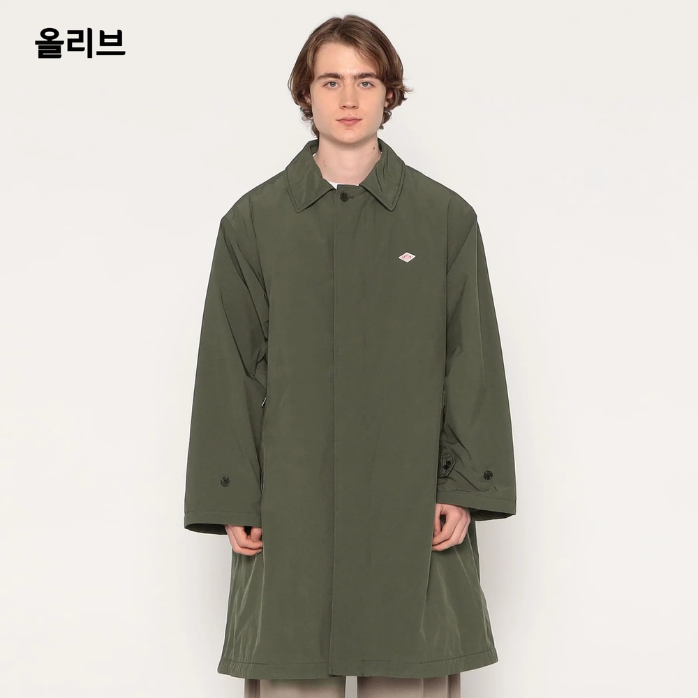 단톤 나일론 태프터 인슐레이션 발마칸 롱 코트 남성 재킷 DT-A0702PNT 베이지 40 - 상세 이미지 5