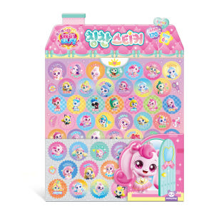 프린세스 티니핑 두뇌플레이 스티커 꾸미기 다꾸스티커 놀이북 실사용 후기 | 효과 있을까? - 상품 이미지 2