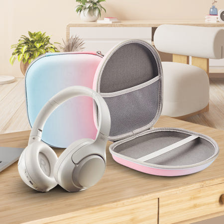 스냅케이스 JBL 헤드셋 케이스 헤드폰 파우치 QCY H4 H3 H2 PRO 소니 파스텔