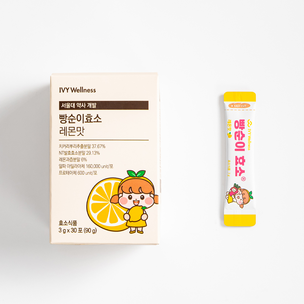 약사개발 당류제로 소화효소 발효 유산균 식이섬유 빵순이 효소 레몬맛 30포, 1개 이미지 4