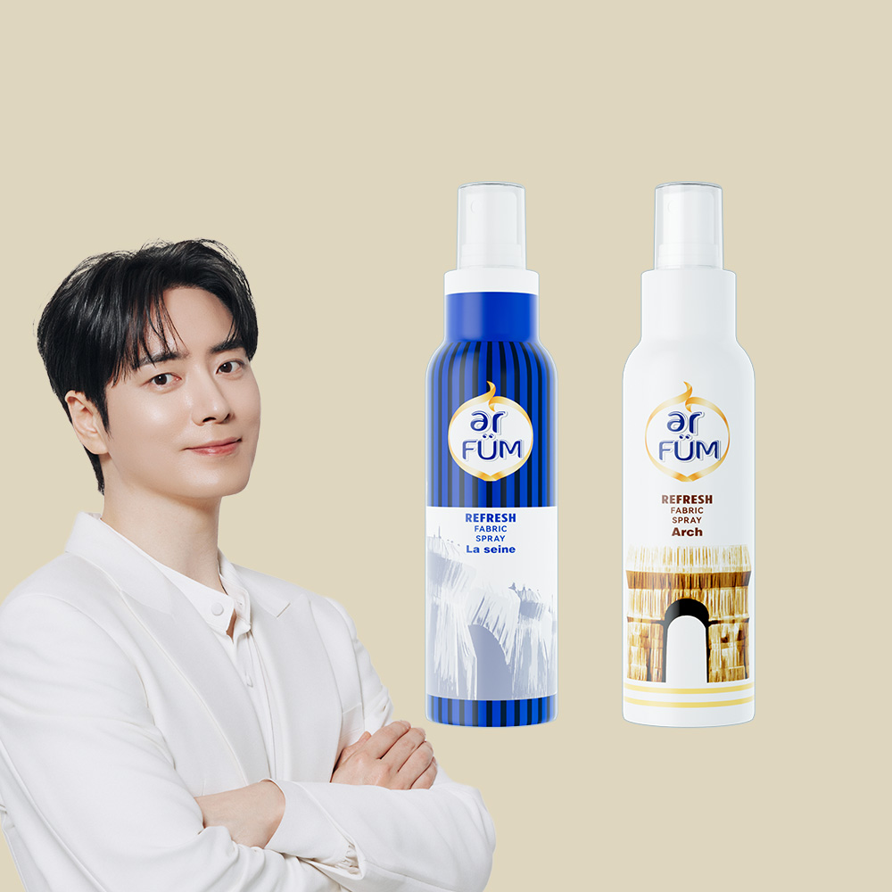 NEW(섬유향수 2개) 아로퓸 메모아르 드 프랑스 드레스 퍼퓸 150ml+150ml(아치+라 세느) - 상품 이미지
