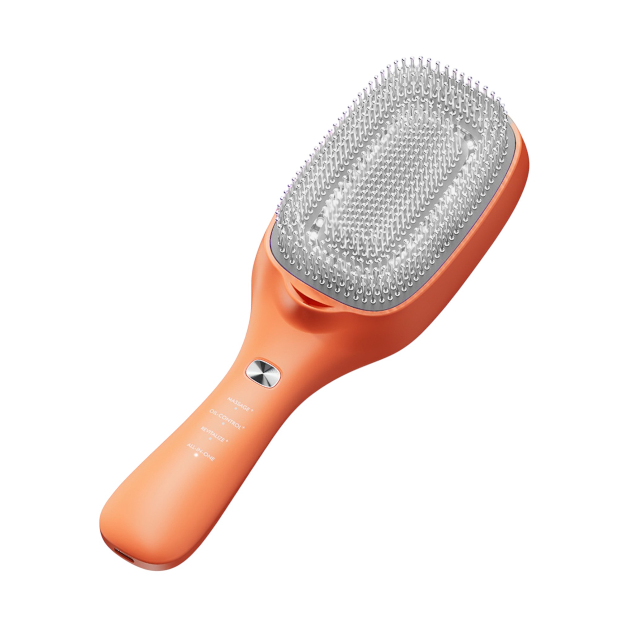 펄케어 터치뷰티 두피 마사지기 탈모 케어 관리기 음이온 모발 관리 디바이스 오렌지 1EA - 메인 이미지