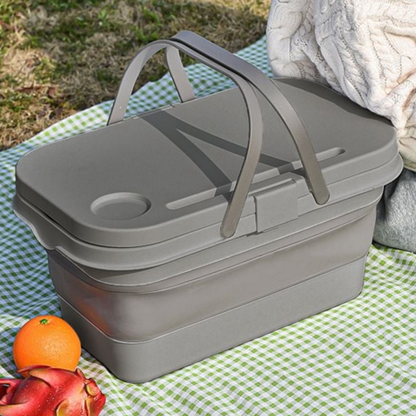피크닉 캠핑 수납 박스 대용량 캠핑 폴딩 박스 정리함