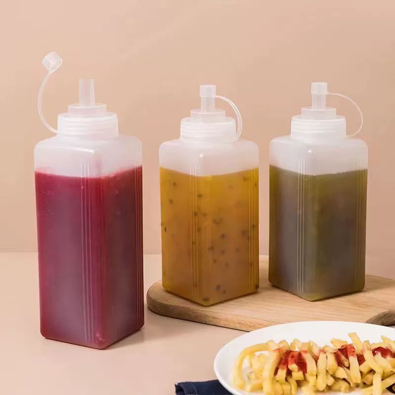 대용량 업소용 소스통 통 입구 넓은 잘나오는 디스펜서 업그레이드 600ml 1개 - 상세 이미지 4