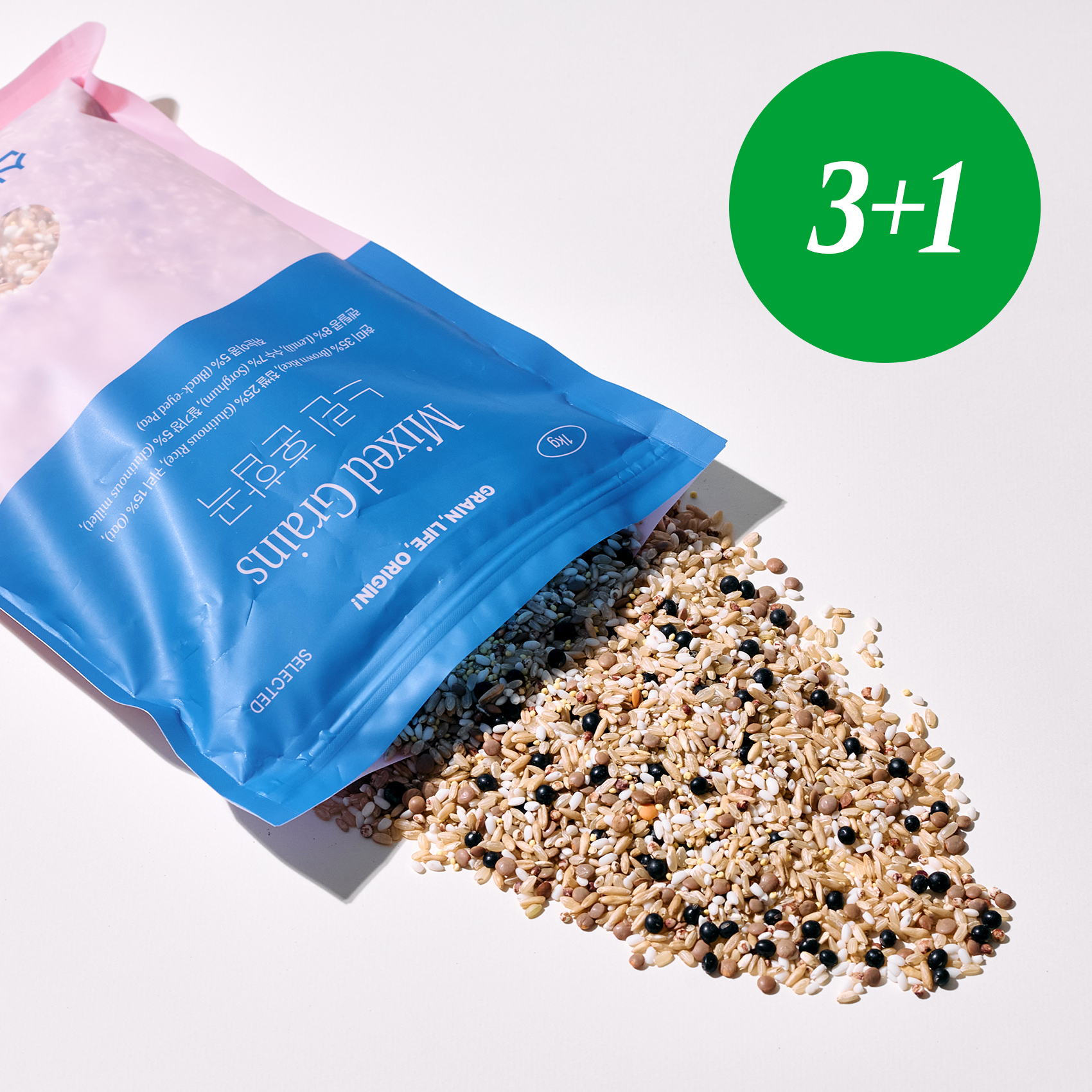 넾다세일_[저속노화에디션]느린혼합곡 기획 프로모션 1kg x 4개 (총 4kg)_맛있는잡곡 - 상품 이미지