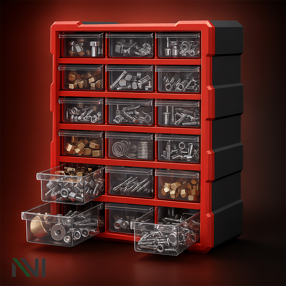 부품 보관함 멀티 박스 공구 정리 상자 플라스틱 수납함 - 상품 이미지