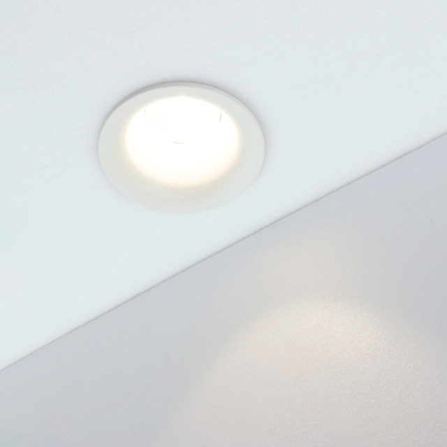 더쎈 LED 다운라이트 델링 5.5cm(2인치) COB 10W 움푹 슬림테 가구 매입등 플리커로우 이미지 8