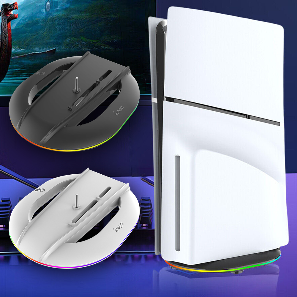 PS5 PRO 슬림 스탠드 플스5 프로 슬림 거치대 수직 받침대 RGB - 상품 이미지