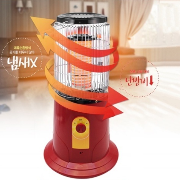 식당 원통형난로 국산 세라믹전기히터 경비실 미용실난방기 FU-3005 - 상세 이미지 3