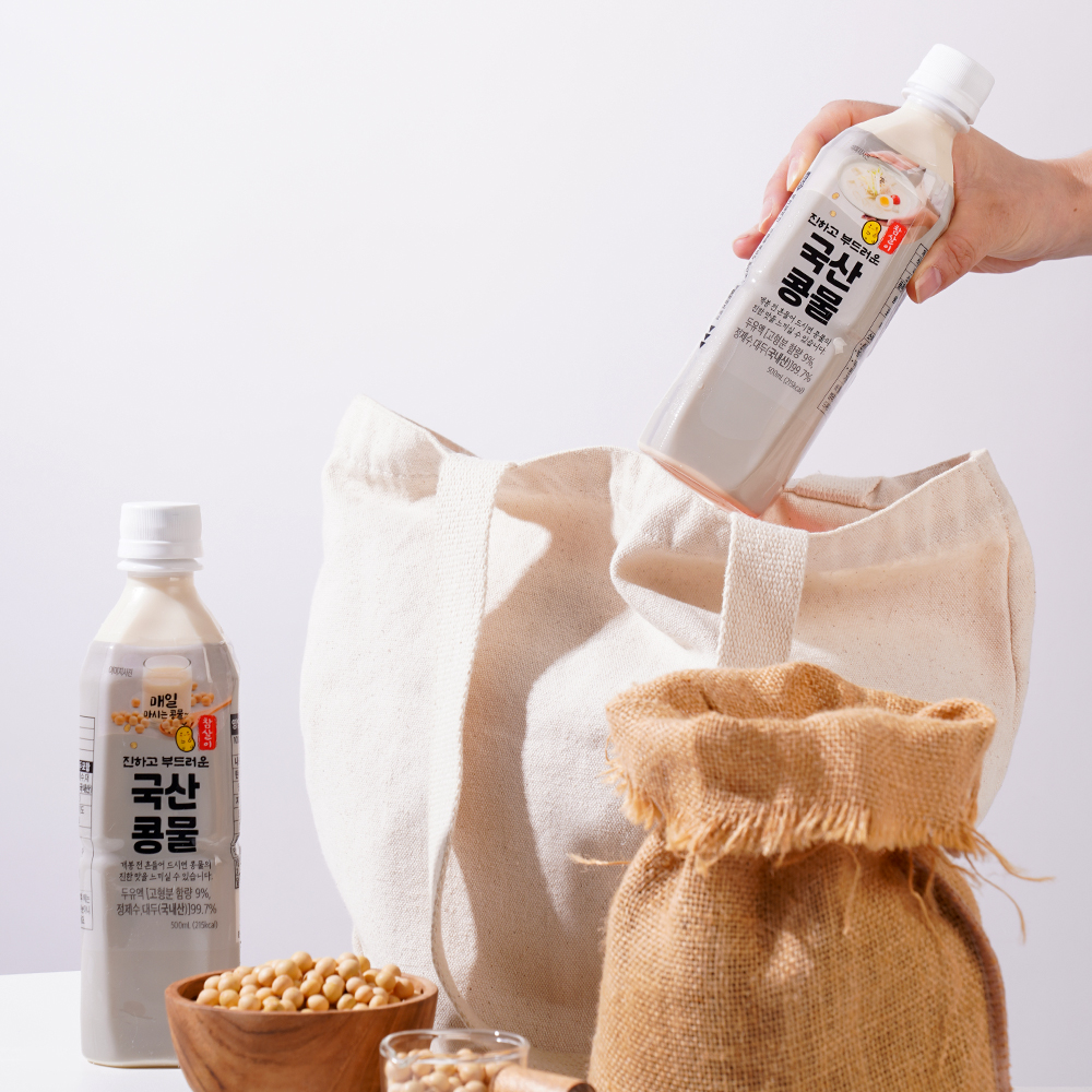 참살이 국산 더 진한 콩국물 국산콩두유 콩국 무첨가두유 아침대용 500ml, 5개 - 상세 이미지 3