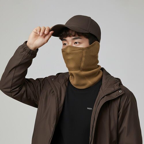 엠씨엔 겨울 플리스 마스크 자전거 러닝 기모 얼굴 안면 마스크 이미지 7