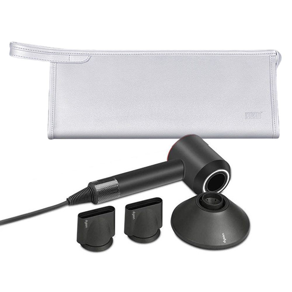 BUBM 고데기 드라이기 휴대용 가죽 파우치 케이스 이미지 3