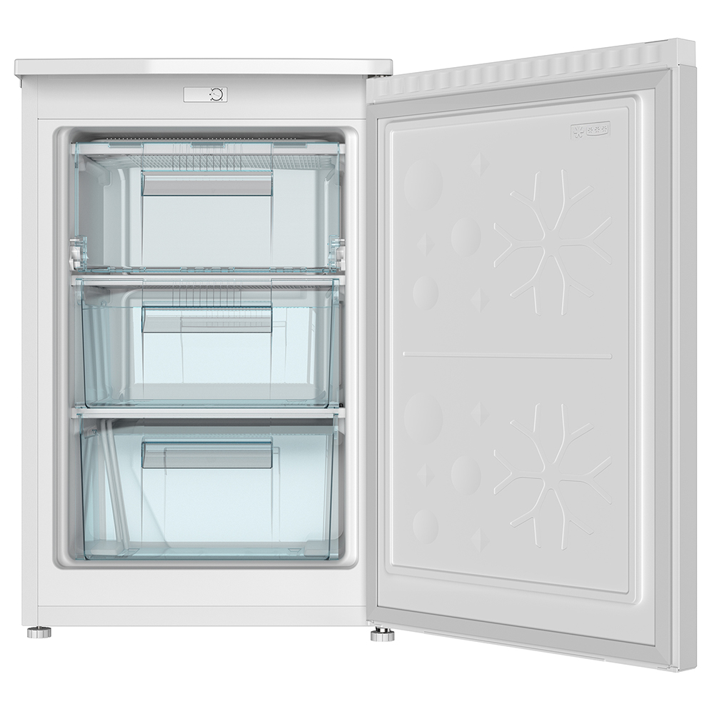 창홍 소형 미니 냉동고 스탠드형 가정용 주방용 화이트 85L