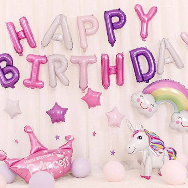 생일축하 생일 풍선 세트 이벤트 파티 풍선 세트 꾸미기 - 상품 이미지