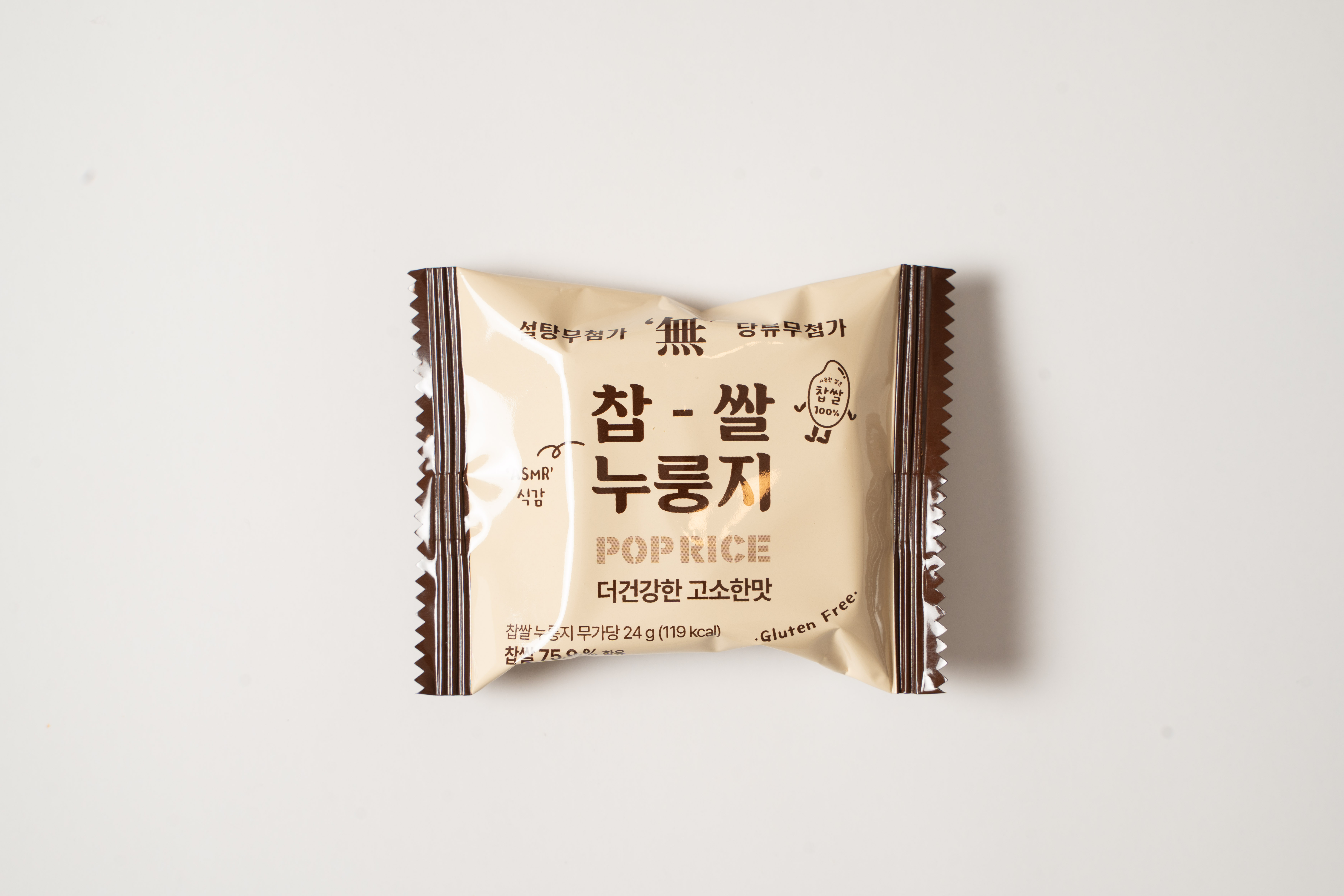 찹쌀 누룽지팝스낵 POP RICE 무가당, 288g, 1개