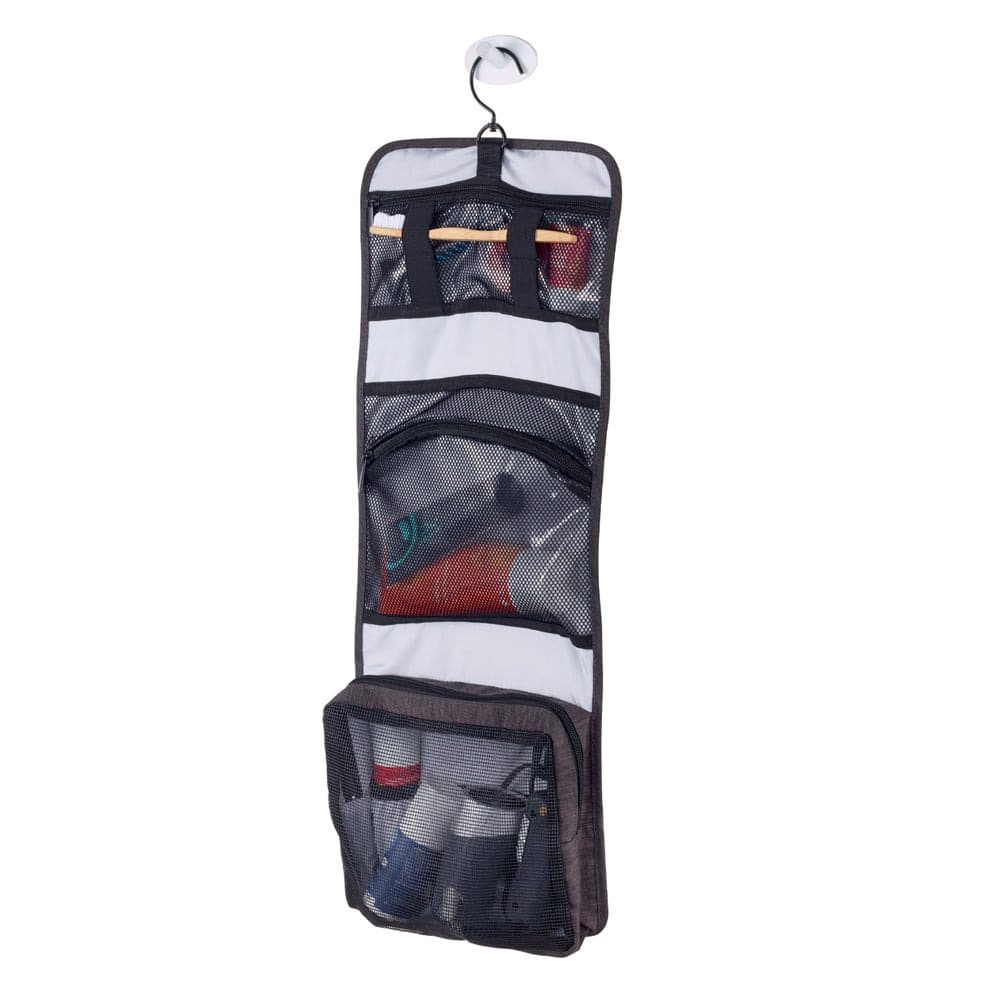 독일 브랜드 트로이카 BUSINESS WASHBAG 여행용 화장품 수납 방수 코팅 메쉬 포켓 후크 포함(BBG55/GY) - 상세 이미지 2