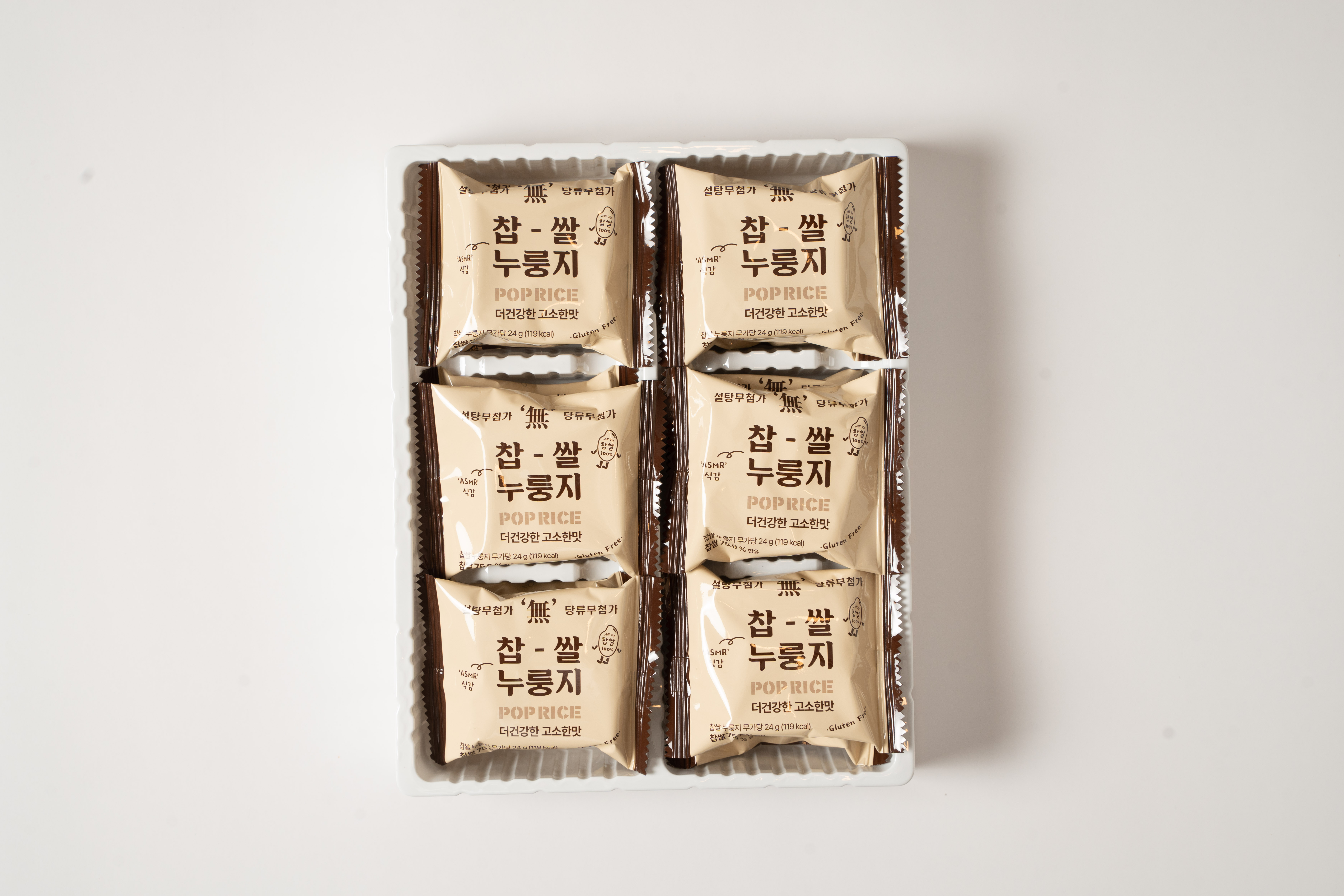 찹쌀 누룽지팝스낵 POP RICE 무가당, 288g, 1개