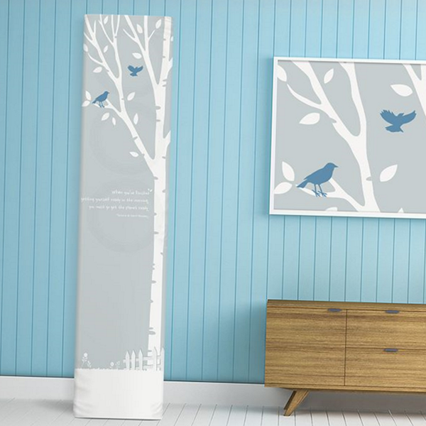 타워형 스탠드형 에어컨 커버 스판 사각 에어컨 커버 인테리어 사계절