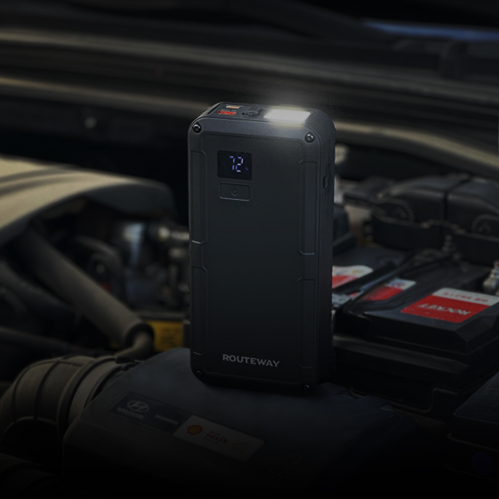 루트웨이 자동차 점프스타터 프로 1 스타트 차량용 휴대용 오토바이 방전 밧데리 충전 12V