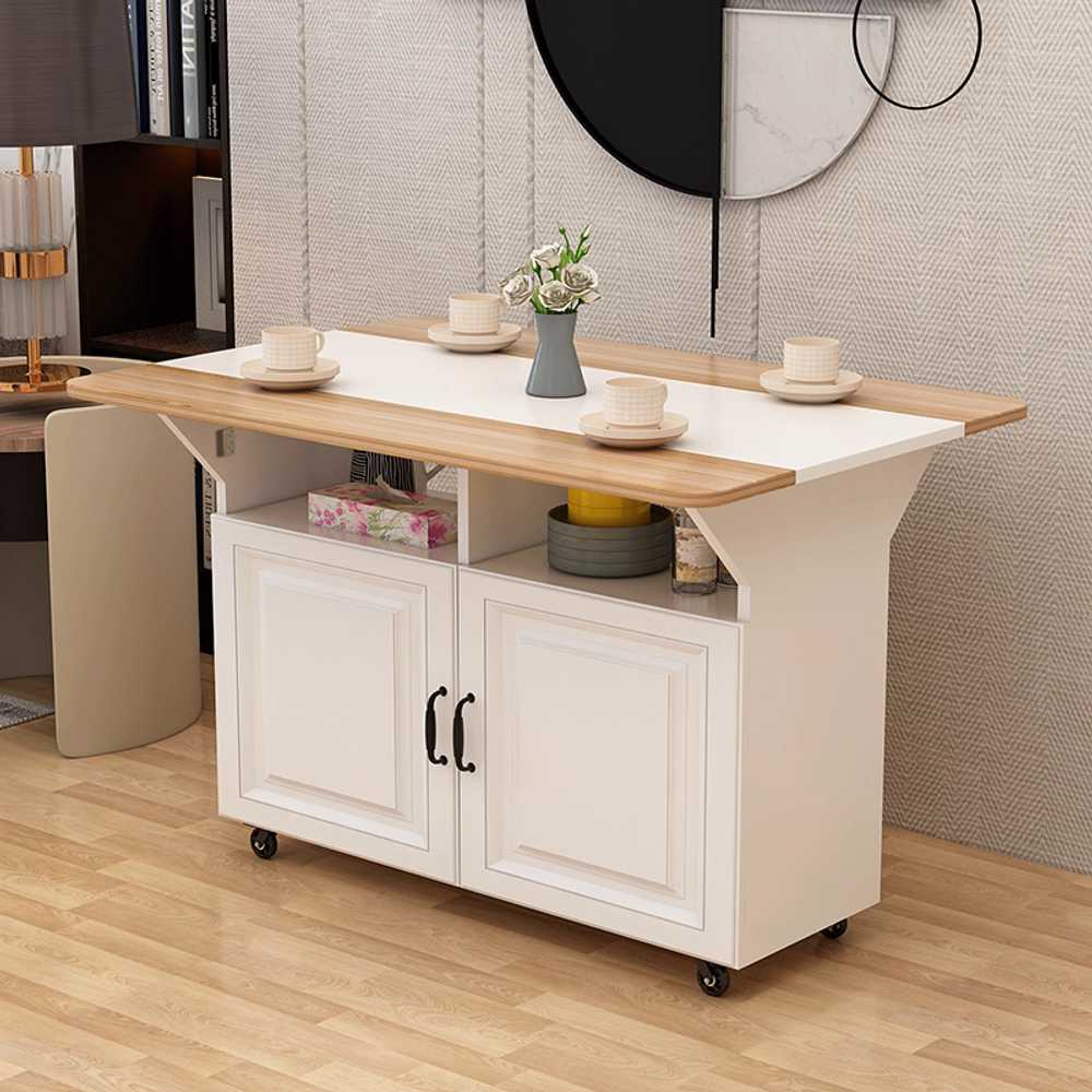 접이식 조리대 내추럴 탁자 접는 주방 베이킹 이동식 80cm - 상세 이미지 4