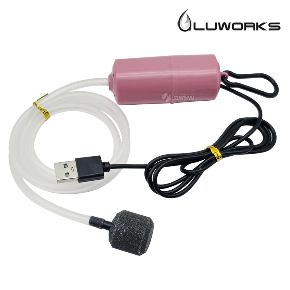 루웍스 USB 기포기 이동식 휴대용 낚시 충전식 기포 발생기 LWT-270 - 메인 이미지
