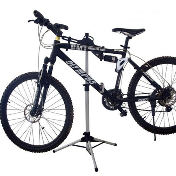 접이식 mtb 거치대 삼발이 자전거 정비대 스탠드 보관 로드 실내 - 메인 이미지