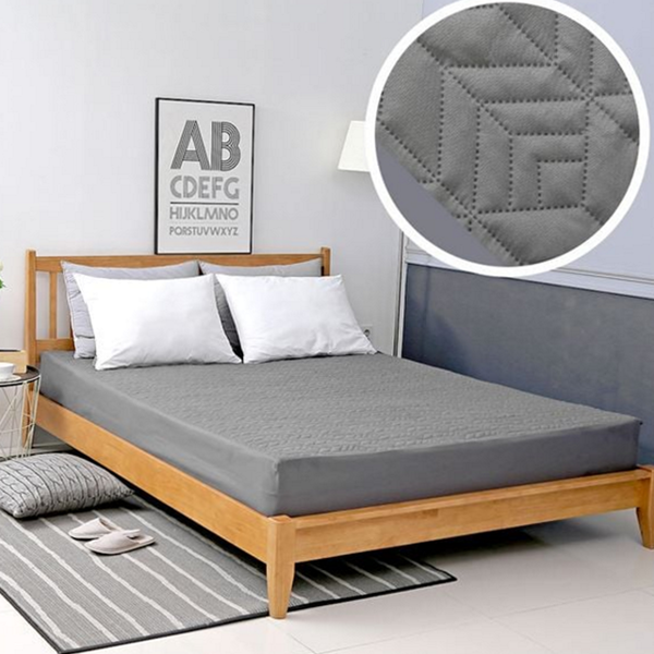 침대 누빔 매트리스 커버 슈퍼 싱글 매트리스 커버 매트