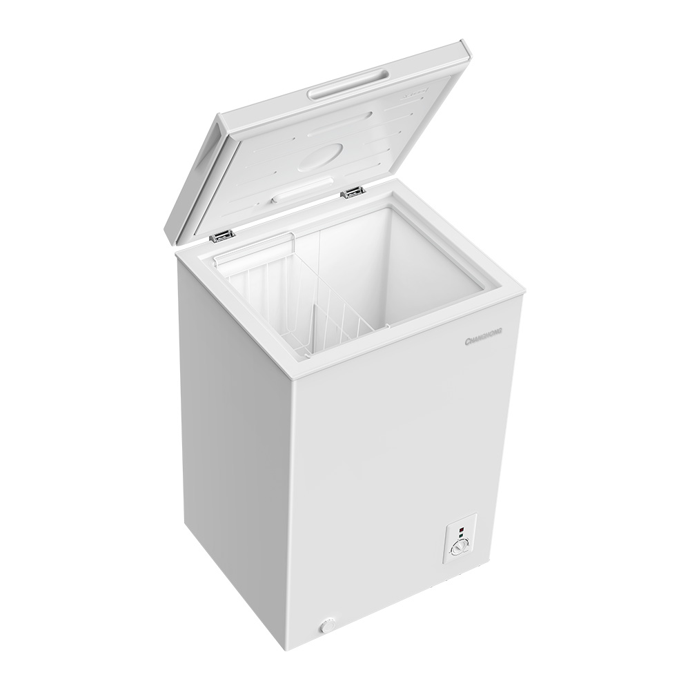 창홍 소형 미니 냉동고 뚜껑형 가정용 원룸 화이트99L