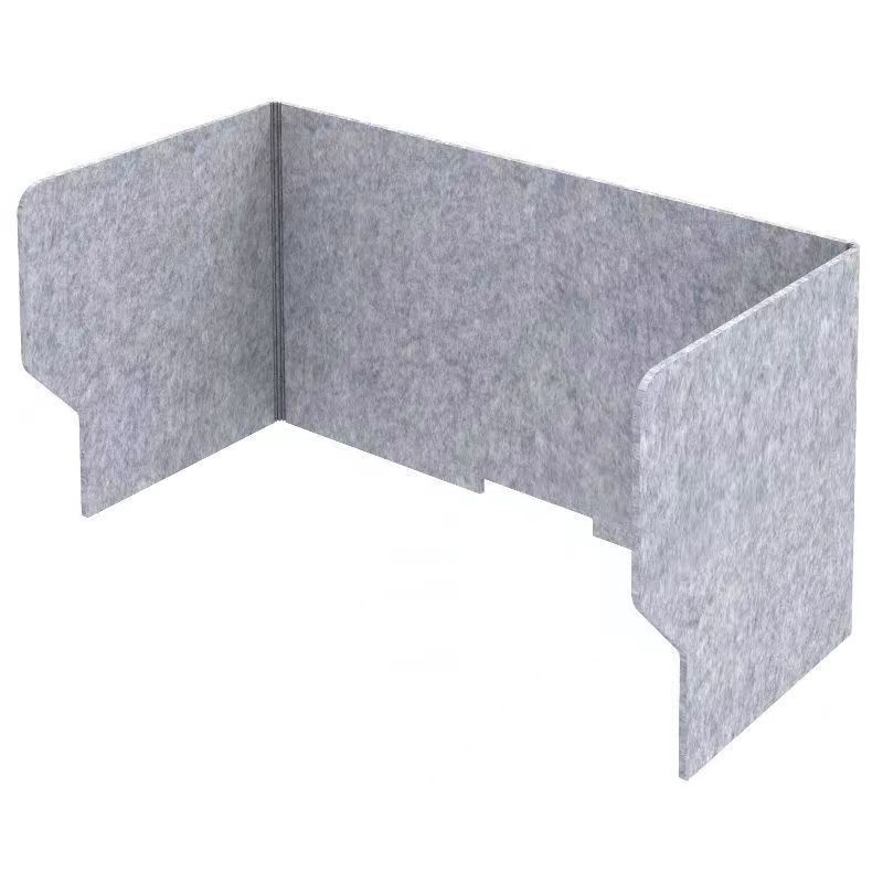 흡음 칸막이 도서관 책상 가림막 훔쳐보기방지 스크린 그레이 3면30x60x40