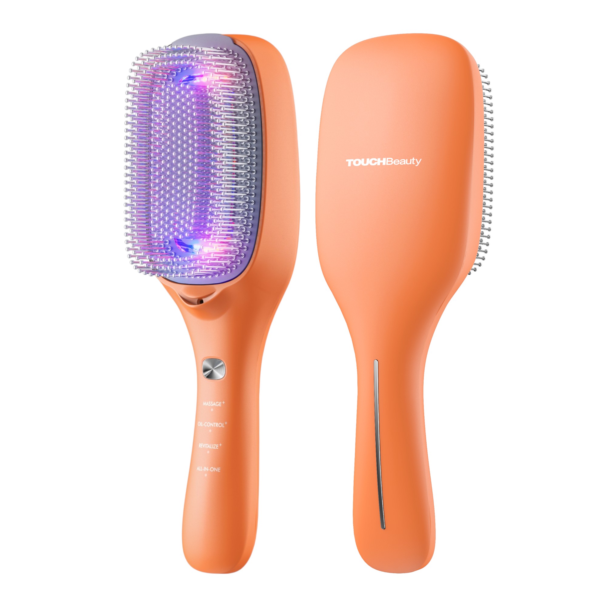 펄케어 터치뷰티 두피 마사지기 탈모 케어 관리기 음이온 모발 관리 디바이스 오렌지 1EA - 상세 이미지 3