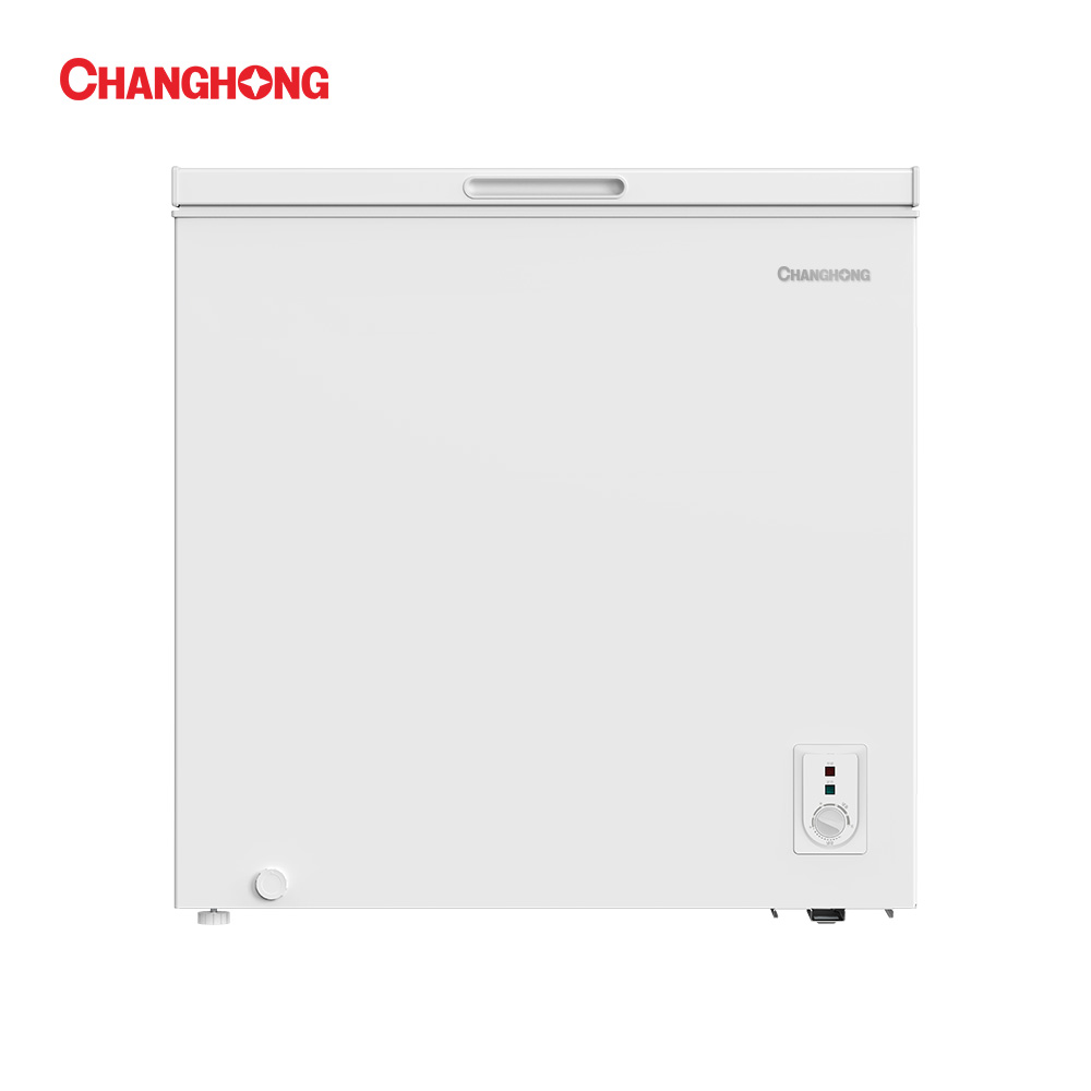 창홍 소형 미니 냉동고 뚜껑형 가정용 원룸 화이트 199L