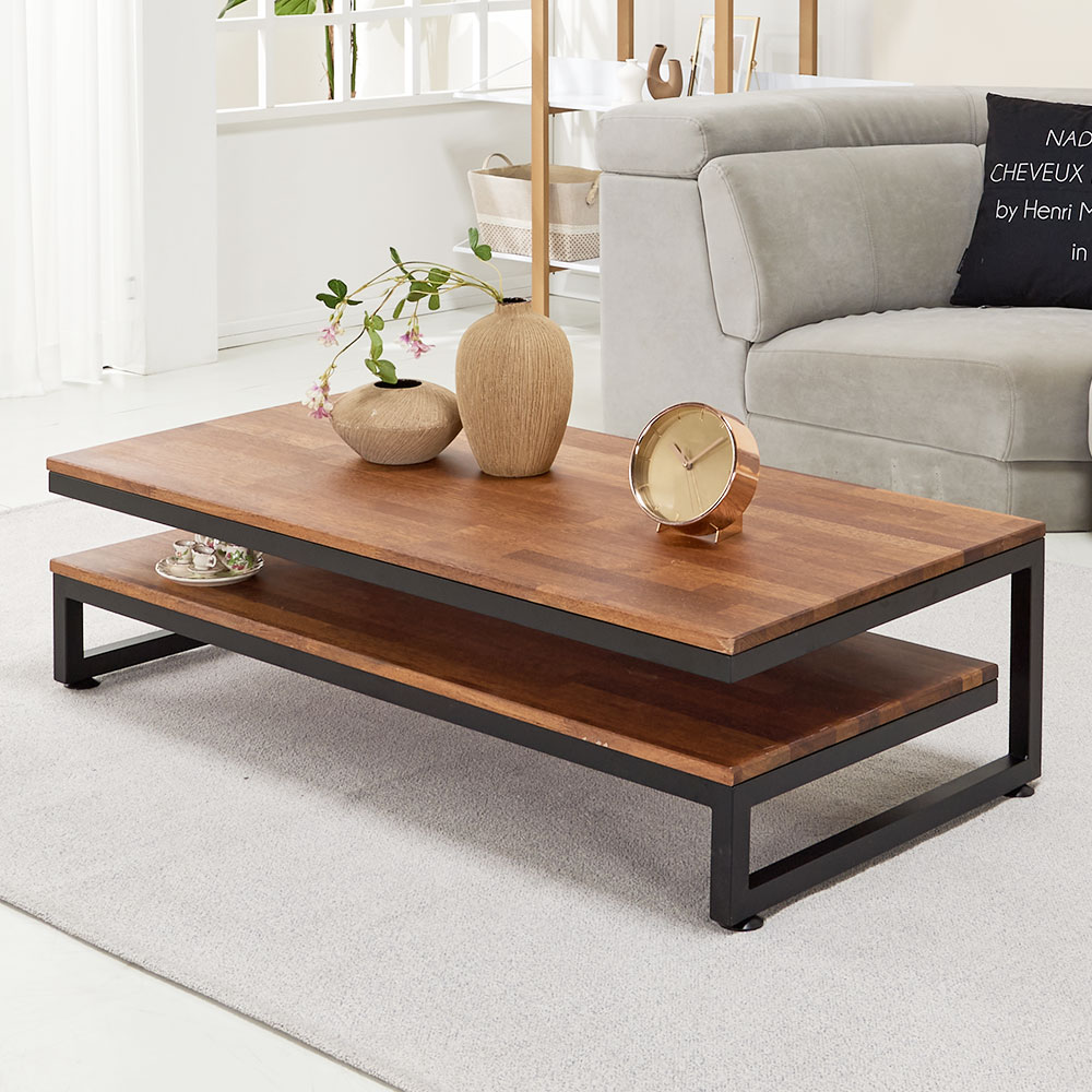 스밍 거실 테이블 원목 좌식 커피 낮은 티 소파 좌탁 밥상 1200