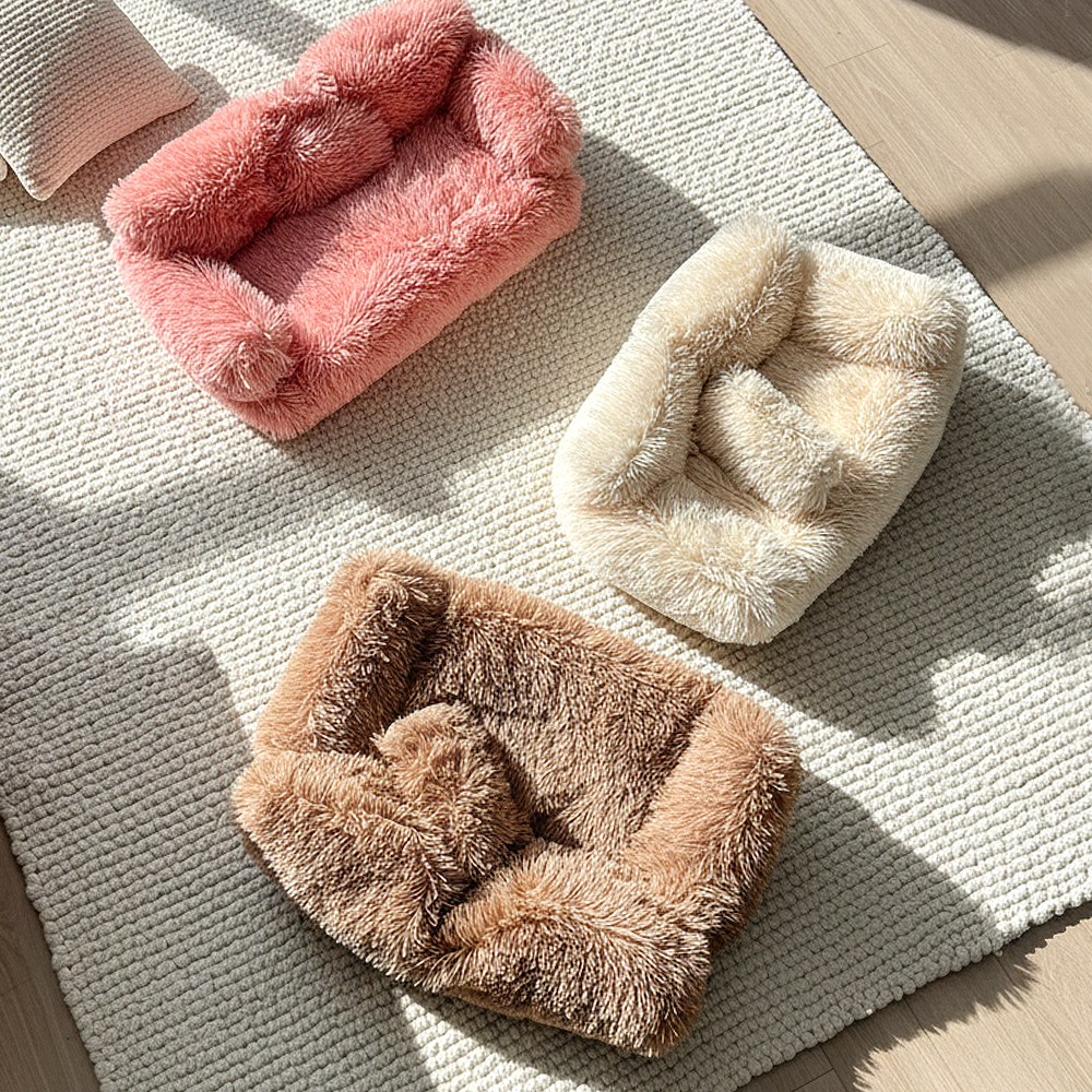 강아지방석 고양이소파 플러피소파 침대 - 상세 이미지 5