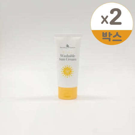 보타니컬테라피 키즈 워셔블 선크림 60ml (SPF50+) 2개