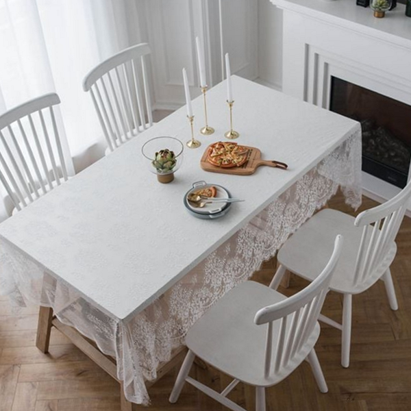 감성 레이스 테이블보 로맨틱 레이스 식탁보 협탁보 2인