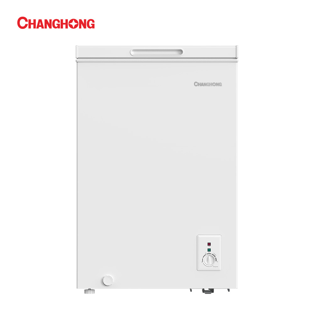 창홍 소형 미니 냉동고 뚜껑형 가정용 원룸 화이트99L
