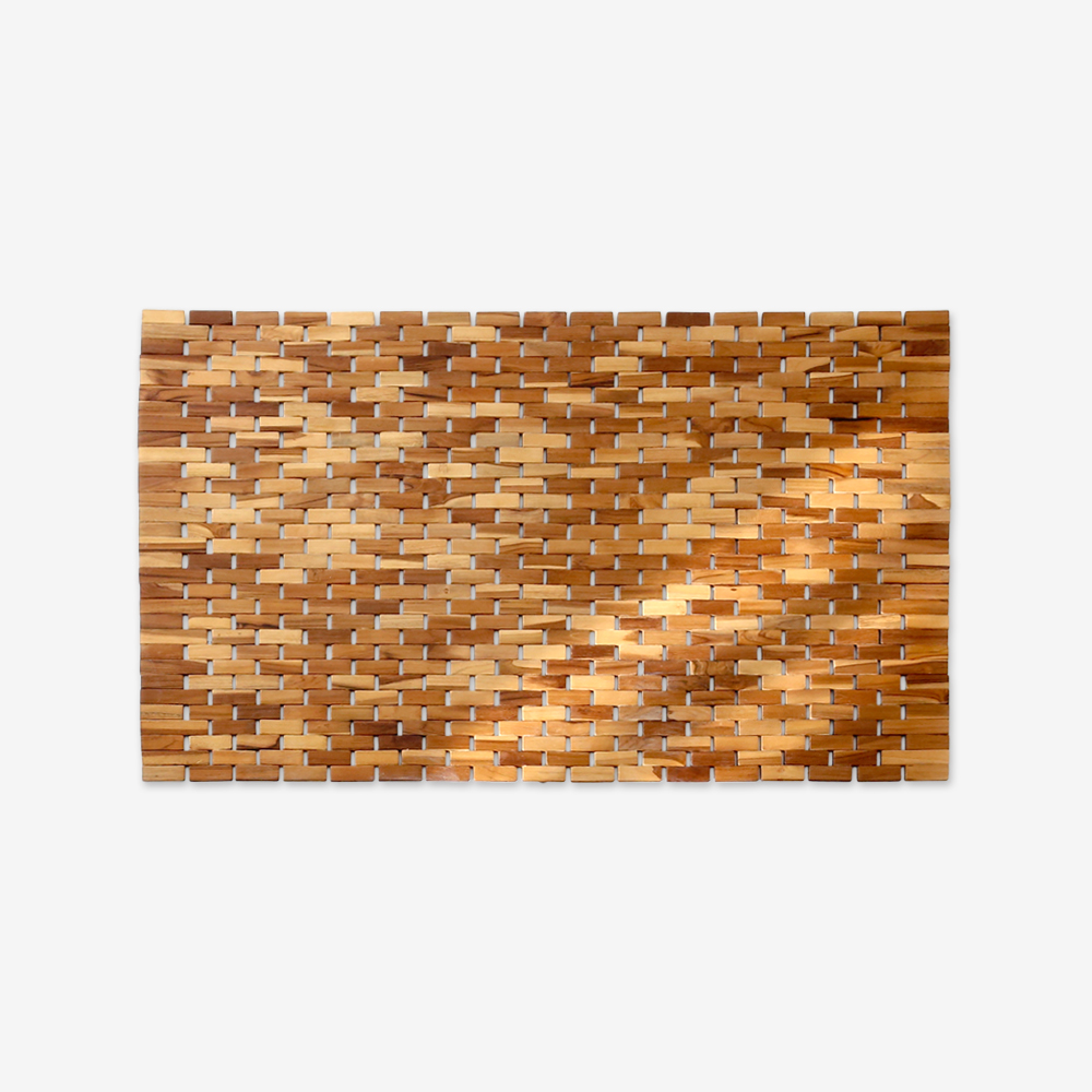 KOMATO 원목롤매트 티크 60x90 A타입 3097.8806, 60x90cm - 메인 이미지