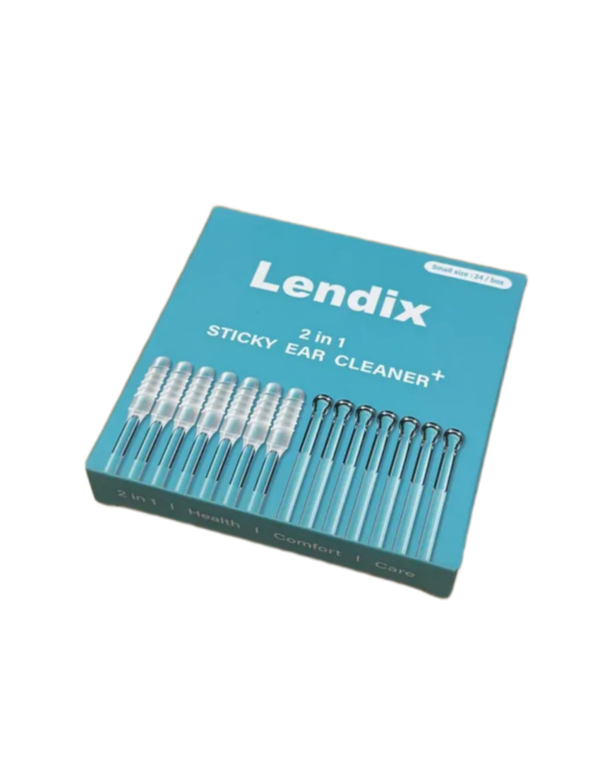 Lendix(렌딕스) 점착식 귀이개 귀후비개 끈끈이 면봉 귀청소