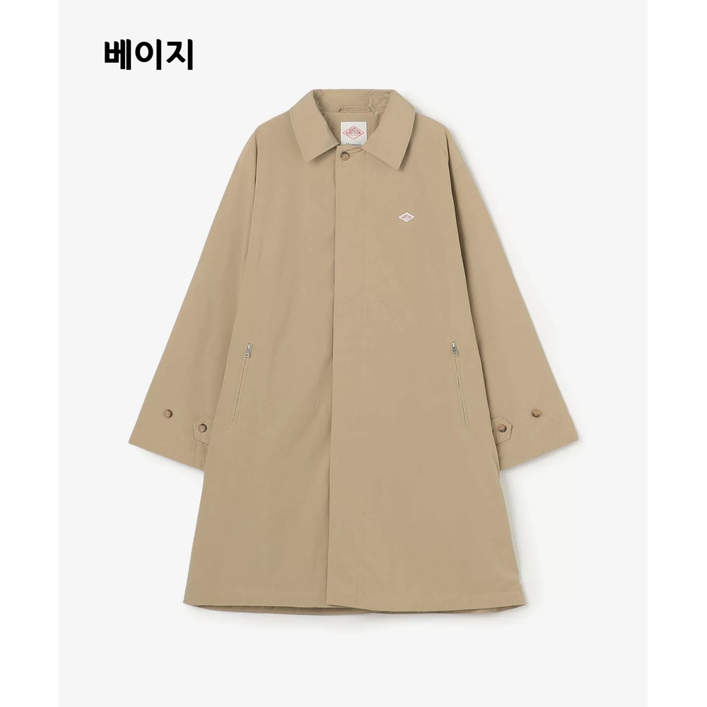 단톤 나일론 태프터 인슐레이션 발마칸 롱 코트 남성 재킷 DT-A0702PNT 베이지 40 - 상세 이미지 2