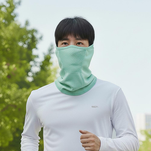 엠씨엔 겨울 플리스 마스크 자전거 러닝 기모 얼굴 안면 마스크 - 상세 이미지 5
