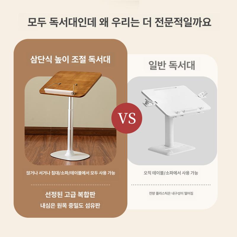 원목 보면대 악보거치대 클래식 지휘대 독서대 스탠드형 - 상세 이미지 2