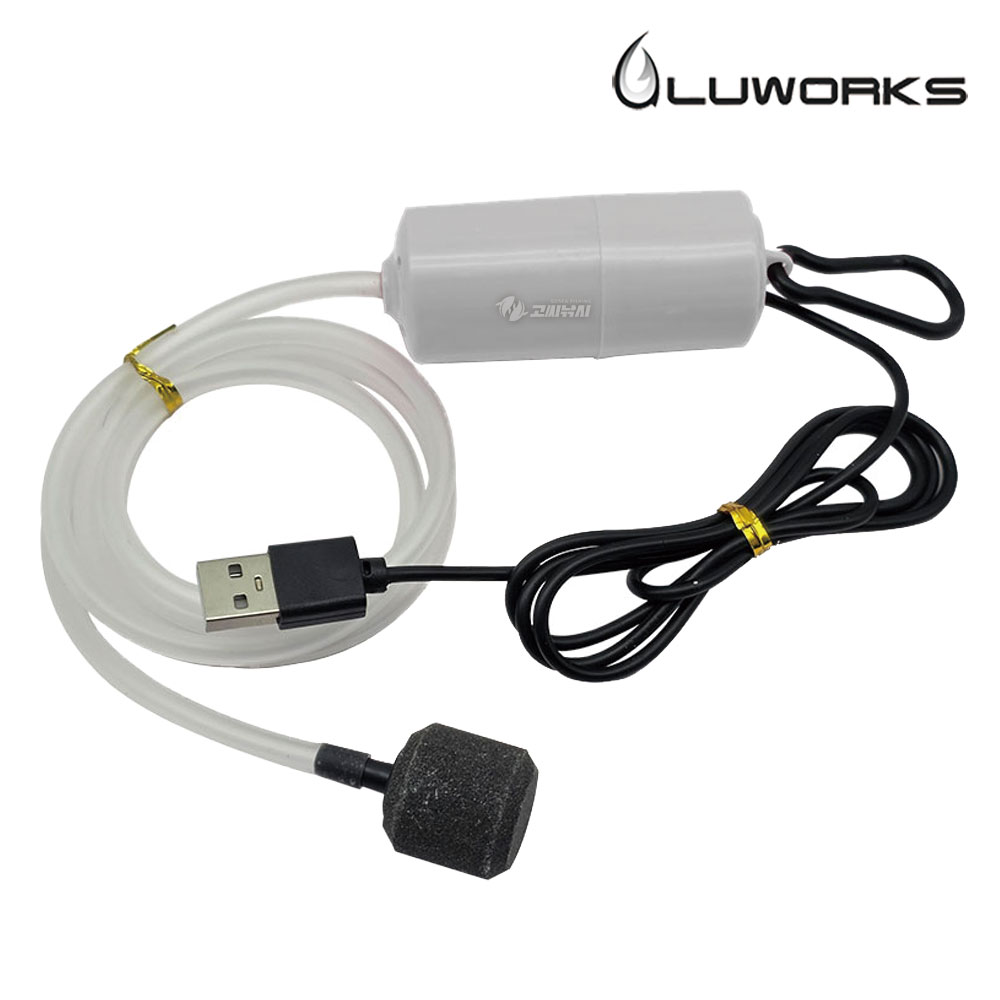 루웍스 USB 기포기 이동식 휴대용 낚시 충전식 기포 발생기 LWT-270 - 상세 이미지 2