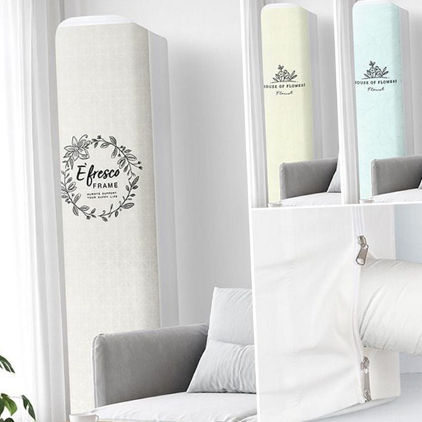 모던 스탠드 에어컨 커버 심플 원형 에어컨 커버 덮개 먼지