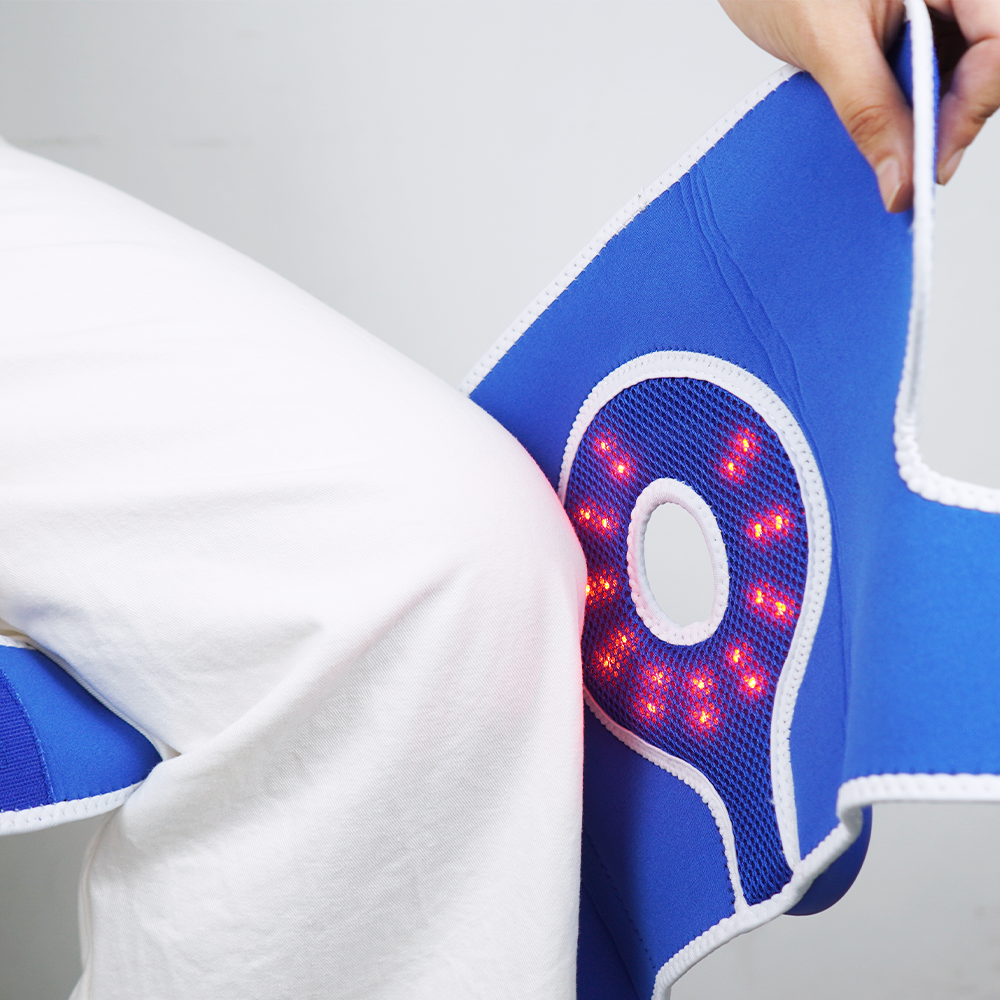 시리어스 LED 무릎 근적외선 마사지기 찜질기 보호대