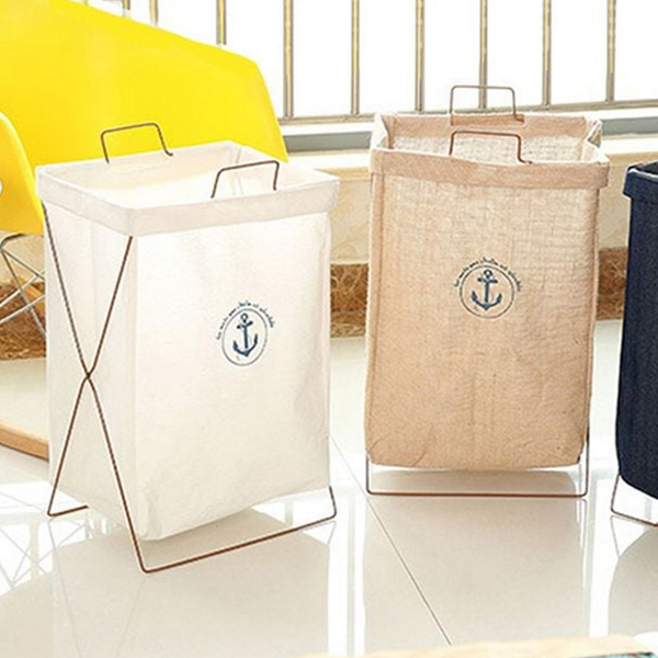 인테리어 빨래 바구니 접이식 세탁 바구니 화장실 대용량 - 상품 이미지