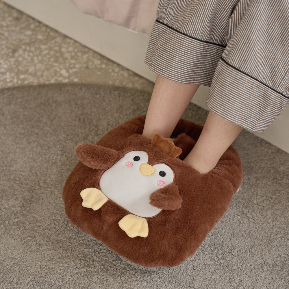 밍크 발온열기 발 찜질기 온열찜질기 전기 찜질팩 충전식 온수 수족냉증