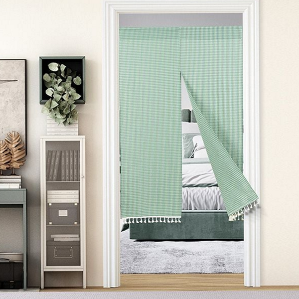 봉집형 현관 가림막 커튼 바란스 공간 분리 커튼 방문 주방