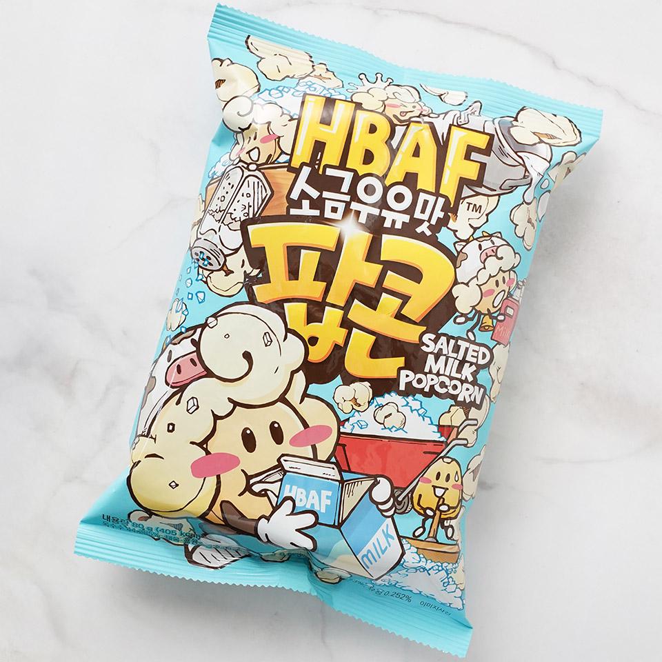 메가마트 HBAF 바프 소금우유맛 팝콘 80G - 상세 이미지 2
